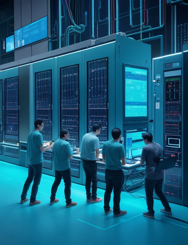 best Security team data center in Omid Academy